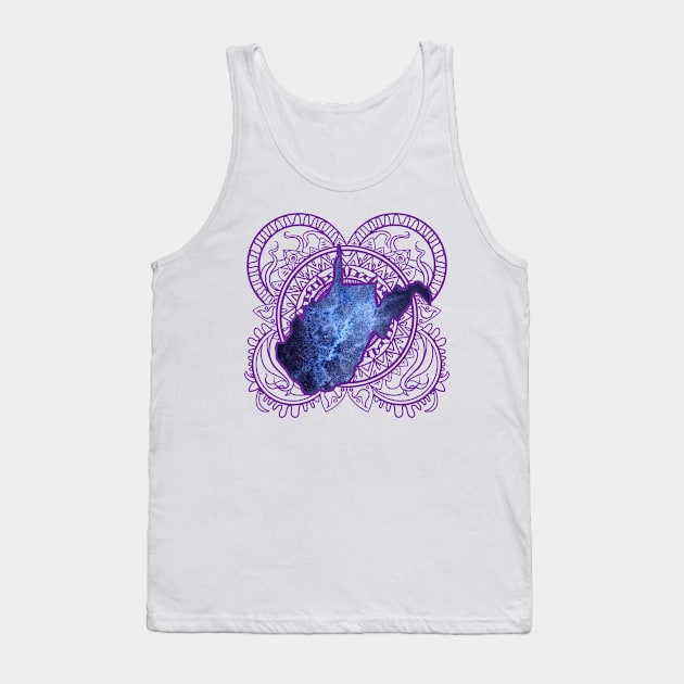 West Virginia Mandala Tank Top by Manfish Inc.